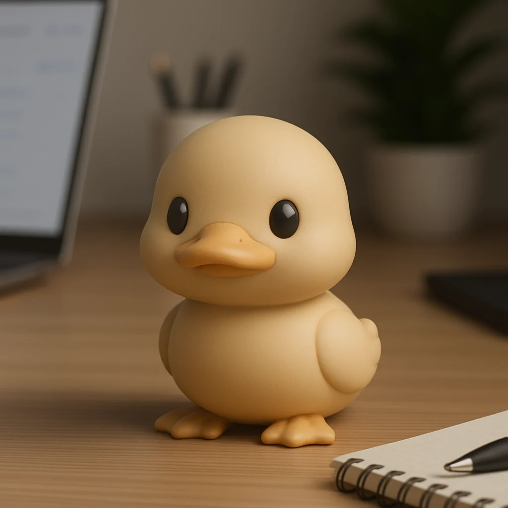 Cute duck STL model from the Kawaii Animals collection